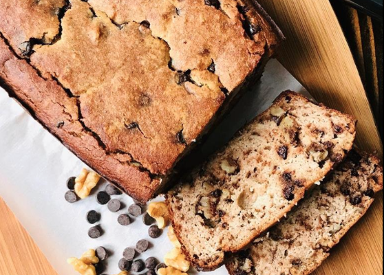 Chocolate Chip Banana Nut Bread