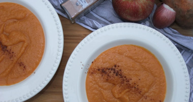 Sweet Potato, Apple, Shallot Soup